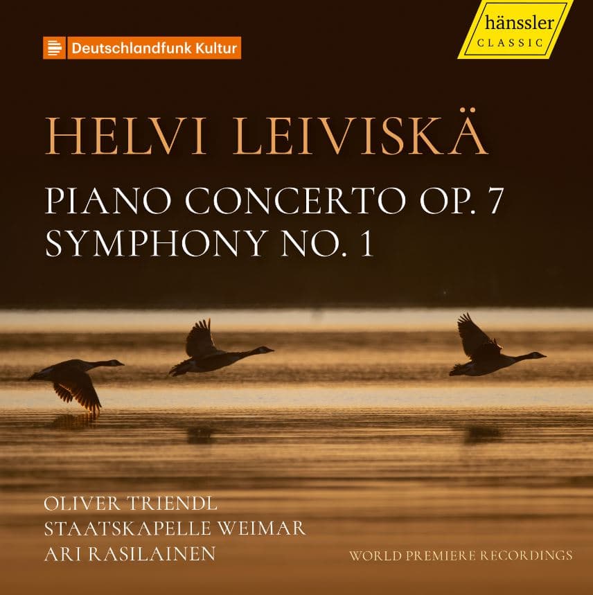 Helvi Leiviskä — Piano Concerto Op. 7 · Symphony No. 1. Hänssler Classic.
